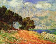 Claude Monet Menton seen from Cape Martin oil painting reproduction